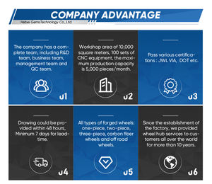 Jantes de voiture forgées personnalisées Gems ODM 18-24 pouces Roue polie 5x139.7 PCD État neuf Diverses tailles ET pour Bmw E46 Aston Martin - Product Image 5