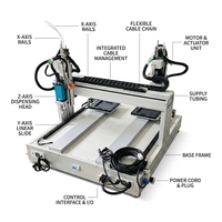 Nouvelle machine de serrage automatique robotisée de bureau Ruiyixiang écologique à 4 axes avec alimentation par vis et moteur 5kW 220V, garantie 1 an