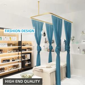 אופנה חדר מדידות מסגרת וילון שינוי חדר הקמעונאי חדר הלבשה חצי מעגל ערכה - Product Image 4