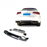 Diffuseur arrière de style S3 avec échappement arrière pour Audi A3 8v Sportback 13-16, ajustement parfait