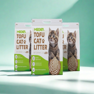 OEM ODM Diseño <span class=keywords><strong>Precio</strong></span> de fábrica Tofu Arena para gatos 1,5mm 100% Ecológico Natural Flushable 2,0 Arena original Tofu puro Arena para gatos - Product Image 1