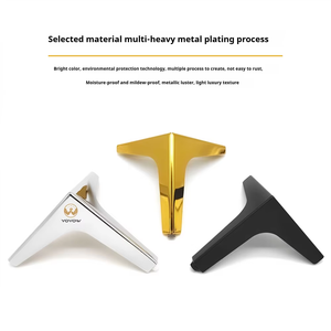YOYOW moderna a forma di Y dorato supporto TV gambe divano <span class=keywords><strong>piedi</strong></span> mobili per la casa accessori di supporto - Product Image 3