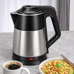 Bouilloire électrique portable en acier inoxydable de 1,5 L, 1500 W, ébullition rapide, arrêt automatique, pour la maison, les voyages, l'hôtel - Product Image 4