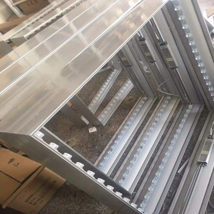 wall light box textile display aluminum extrusion profiles fabric frame anodised manufacturer