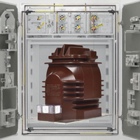 Transformateur à trois instruments Pugao JDZ-20-22-24, autotransformateur, entrée 20 kV, sortie 11 kV, 50/60 Hz, bobinage en aluminium, bobine toroïdale