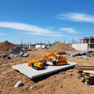 Juego de Vehículos de Construcción, Excavadora y Cargadora de Juguete de 15 cm para Niños, Máquinas Educativas - Product Image 3