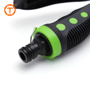 Spruzzatore d'Acqua con Testa Rotante a 180 Gradi, Grilletto Frontale, 10 Modalità di Spruzzo Variabile per Tubi da Giardino - Product Image 4