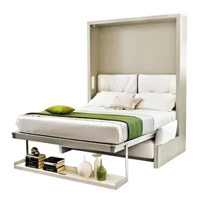 Xijiayi Modern Custom Space Saving Home Furniture Vertical Double Queen King size Wall Bed Folding Murphy Bed