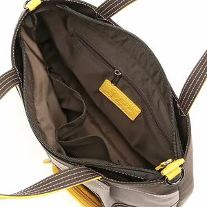 Bolso de lona de gran capacidad para mujer, clásico, a rayas, informal, para compras, bolso de hombro tipo mensajero - Product Image 5