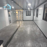 Rumah Kontainer Mewah 40ft yang Dapat Dilepas, Rumah Mobile 3 Kamar Tidur dengan Dapur dan Toilet - Rumah Modular Portabel yang Dapat Dilepas untuk Penggunaan Toko