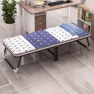 Folding <strong>Bed</strong> Sheet for Household Simple Nap Artifact Office Portable Lunch Break Hospital Escort <strong>Bed</strong> Marching Hard Board <strong>Bed</strong> - Product Image 1