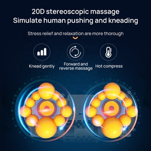 Coussin de Massage Électrique Tête et Cou Complet pour Soulager les Tensions Musculaires du Cou et des Épaules à Domicile, en Voiture et en Voyage - Product Image 4