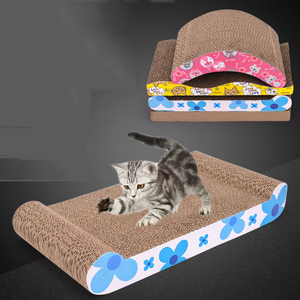 Goedkope Prijs Hoge Kwaliteit Vormige <span class=keywords><strong>Scratcher</strong></span> Kartonnen Board Huisdier Speelgoed Voor Kat