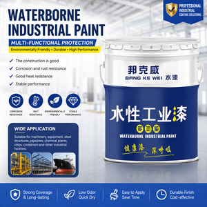 Pintura industrial ecológica a base de agua para estructuras de acero, pintura anticorrosiva, capa protectora metálica. - Product Image 1