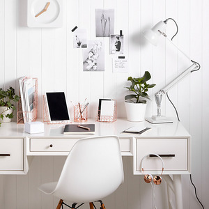 Commercio all'ingrosso Decorativo Set Di 2 del Metallo In Oro Rosa Filo Libro si conclude Supporta per Scaffali di <span class=keywords><strong>Libri</strong></span> - Product Image 5