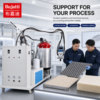 Machine à mousser PU basse pression Bujatti pour la production de panneaux acoustiques en polyuréthane