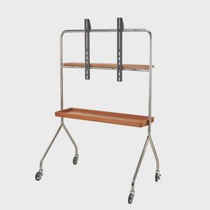 Nordic <strong>Retro</strong> Movable Solid Wood Floor <strong>TV</strong> <strong>Stand</strong> for Conference Room Home Furniture - Product Image 6