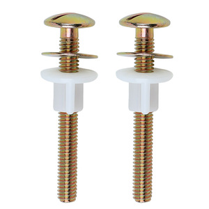 Aojiele Toilet Seat Screws M6x50mm Zinc Plated With Rubber Washers <b>For</b> <b>Bathroom</b> Fixing - Product Image 3
