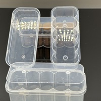 Boîte à peptides en plastique transparent de haute qualité à 10 compartiments de 20 ml, vente en gros, étui de rangement OEM pour l'organisation des flacons d'échantillons de laboratoire
