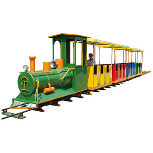 รถไฟฟ้าสำหรับเด็กแบบใหม่ ดีไซน์ไฟเบอร์กลาส สำหรับสวนสนุกกลางแจ้ง - Product Image 6