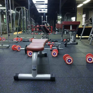 Thảm tập thể dục cao su 1m x 1m dày 15mm phòng tập thể dục không thấm nước thân thiện với môi trường chống sốc chống trượt sàn khuyến mãi đặc biệt - Product Image 6