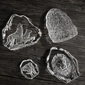 JY Pujiang <strong>Crystal</strong> Crafts Factory Supply <strong>Customized</strong> <strong>Crystal</strong> Iceberg <strong>Blank</strong> <strong>Crystal</strong> <strong>Block</strong> for Souvenir Gifts - Product Image 3