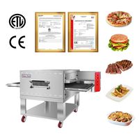 Four à Tunnel Électrique Commercial à Gaz de 32 Pouces, Convient aux Usines Alimentaires et aux Grands Restaurants