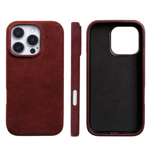 Funda de Teléfono de Lujo con Logotipo Personalizado, Funda de Teléfono Personalizada, Funda de Teléfono Móvil de Alcántara para Funda de Alcántara - Product Image 3