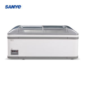 Bán lẻ kết hợp hiển thị đảo thương mại tủ đông sâu tủ lạnh năng lượng hiệu quả ngực Tủ đông hiển thị - Product Image 2