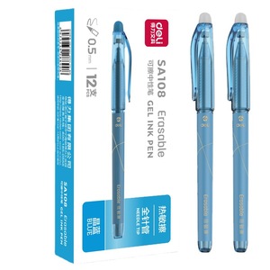 Deli Erasable Gel Pen 0.5mm Black Ink Student Office Use - Product Image 5