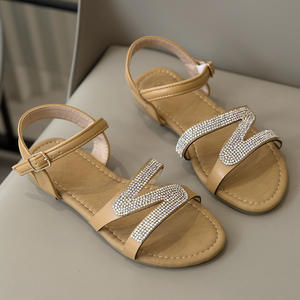 Summer Beach American Fashion Multi-Functional Thick <b>Sole</b> Open Sandals Cushioning Genuine Leather Upper <b>Rubber</b> Outsole for Women - Product Image 3