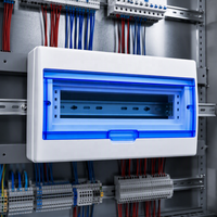 Boîtiers de distribution électrique de haute qualité, modèle de transmission, utilisation en intérieur, boîtes de panneaux électroniques en plastique