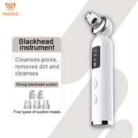 PAKISS Aspirateur Électrique Rechargeable pour Points Noirs et Nettoyage des Pores du Visage, Soin de Beauté Certifié CE USB