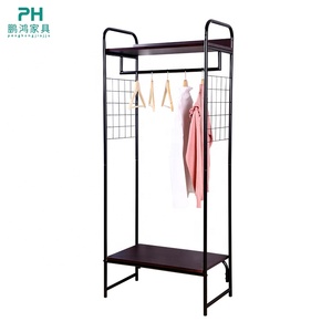 Hanger Hallway Metal Clothes Rack <strong>Hall</strong> <strong>Stand</strong> Bench Coat Rack <strong>Stand</strong> - Product Image 2