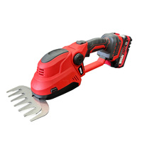 Tondeuse à gazon électrique sans fil rechargeable 2-en-1 20V pour bricolage, taille-haie, coupe-bordures 200W avec boîte de vitesses à deux étages et moteur à balais 550