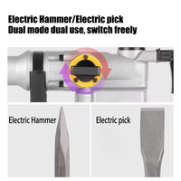 Perceuse à percussion sans fil industrielle, marteau rotatif sans balais, garantie OEM de 3 ans, couple maximal de 30 Nm, rechargeable au lithium