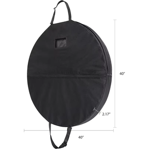 Pratica Borsa Porta Abiti Pieghevole in Materiale Oxford, Antipolvere con Cerniere, Elegante per Conservare Costumi da Ballo e Appendere Vestiti - Product Image 5