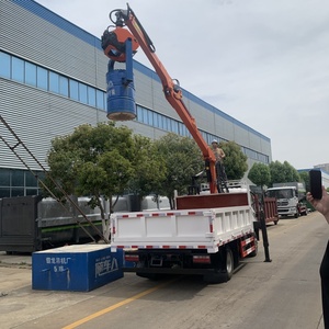चीन ओएम 6-टन नॉक बूम ट्रक क्रेन + लकड़ी हड़पने वाली थोक कीमत - Product Image 4