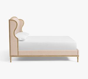 Base de Cama King/Queen de Madera Maciza Estilo Rústico Americano, Plataforma Sencilla y Espaciosa para Dormitorio Principal - Product Image 3