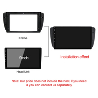 2 Din Stereo Car 2 + 32G Fascia Frame Adapter Canbus Box Decoder For Seat Ibiza 2008-2015 Dash Installation Car Radio Frame
