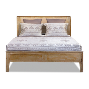 Prix de gros - Lit en bois de la marque ELYSIUM - Bois massif de haute qualité (acacia/chêne/pin) - Meubles de chambre à coucher - Couleur bois - Product Image 1