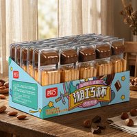 Pack Économique OEM&ODM : Biscuits à Tremper au Chocolat Sucré avec Bâtonnets de Biscuits Croustillants