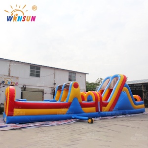 WINSUN Juego de Obstáculos Inflable con Diseño de Tres Pruebas, Castillo Inflable para Adultos y Niños - Product Image 3