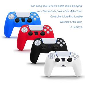 Fundas Protectoras de Silicona para Control de PS4 en Azul, Rojo, Negro y Blanco con Diseño Antideslizante - Product Image 3
