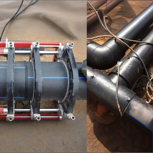 HDPE saldatrice Hot Melt 50 mm 200 mm PE Pipe joter polietilene plastica <span class=keywords><strong>saldatore</strong></span> <span class=keywords><strong>saldatore</strong></span> Hot Melt <span class=keywords><strong>per</strong></span> materiale <span class=keywords><strong>in</strong></span> polietilene - Product Image 2