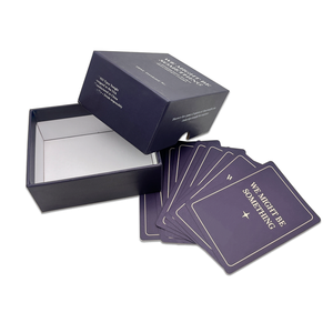 Jeu de cartes entièrement personnalisé en gros avec logo personnalisé, étiquette en papier populaire, jeu de cartes imprimées pour rassemblements de groupe - Product Image 2