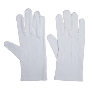 Respirant 26Cm Traffic <span class=keywords><strong>Honor</strong></span> Guard Marching Womens 100% Coton Blanc Gants Formels Cérémonie Pour Hommes - Product Image 3