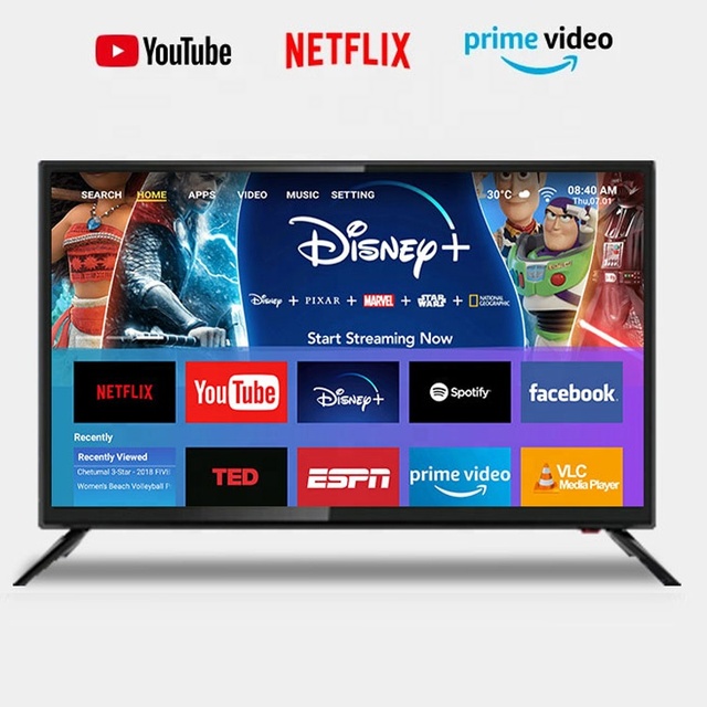 Ultra hd Smart Tv Screens 32 43 50 55 Inch Smart Electronics Television Tvs with Wifi
