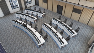 وحدة التحكم في غرفة التحكم في مركز القيادة NOC/SOC/SOC/socks مصنوعة من مواد متينة صديقة للبيئة - Product Image 5