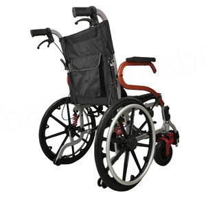 Silla de Ruedas Manual de Aluminio Ligera Personalizada CA886, Plegable y Fisioterapéutica para Uso del Paciente - Product Image 1